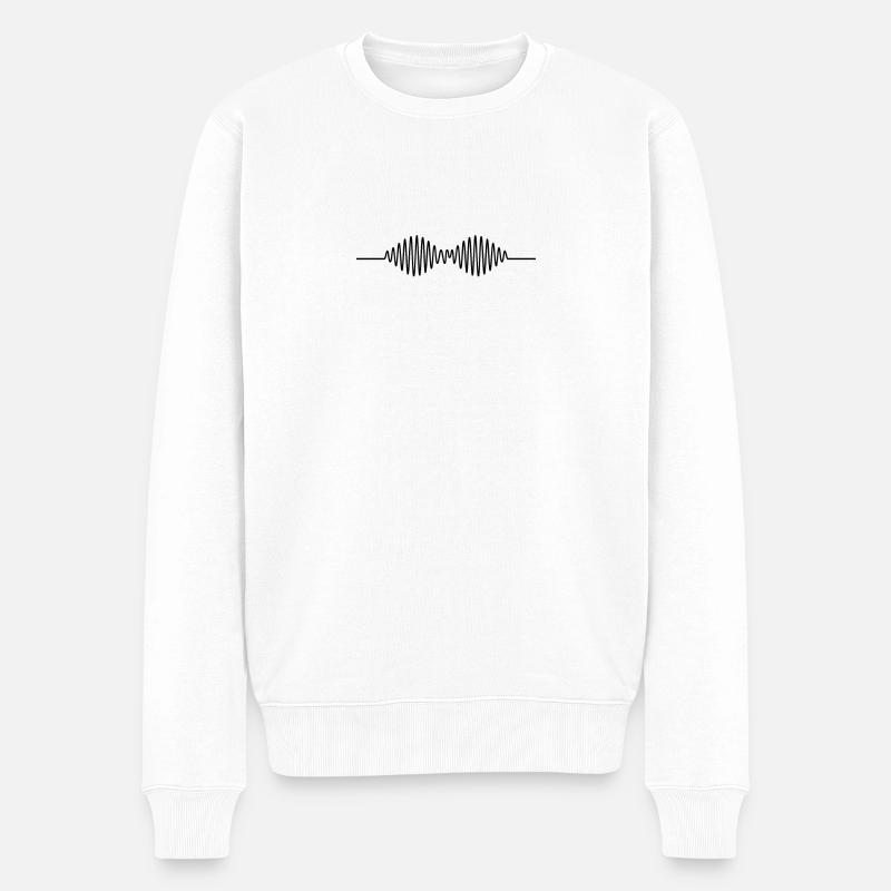 Hochgeladen - Männer Premium Bio Pullover - Weiß