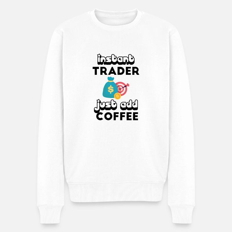 Bitcoin Trading Crypto Stocks - Pull Premium bio Homme - blanc