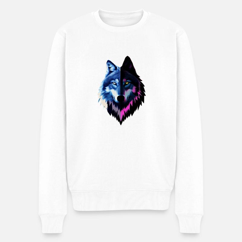 Loup - Pull Premium bio Homme - blanc