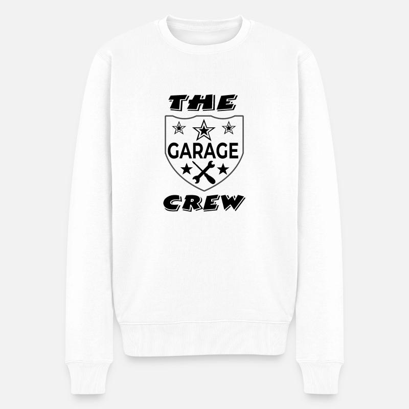 Garage - Pull Premium bio Homme - blanc
