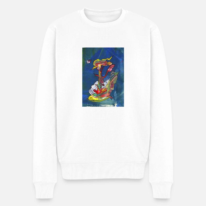 FUNtasies - Pull Premium bio Homme - blanc