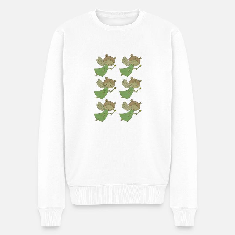 Frais 6 fois plus - Pull Premium bio Homme - blanc