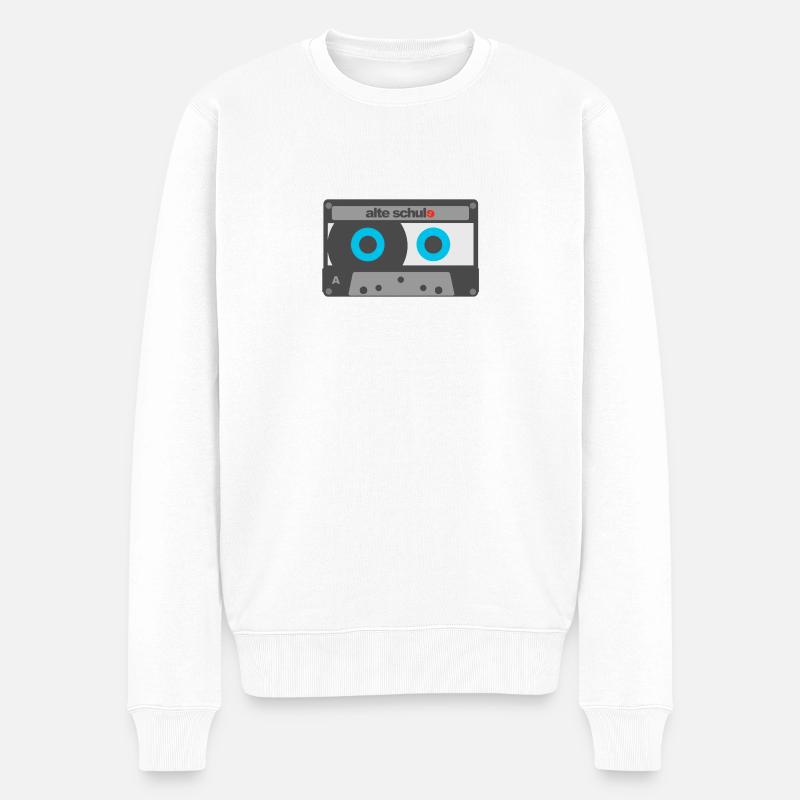 Alte Schule - Männer Premium Bio Pullover - Weiß
