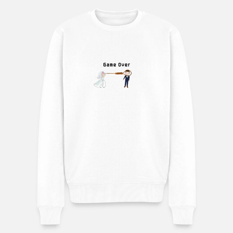 Jeu terminé - Pull Premium bio Homme - blanc