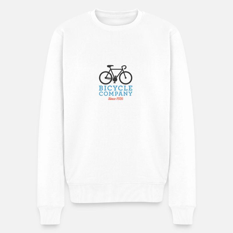 Compagnie de bicyclette - Pull Premium bio Homme - blanc
