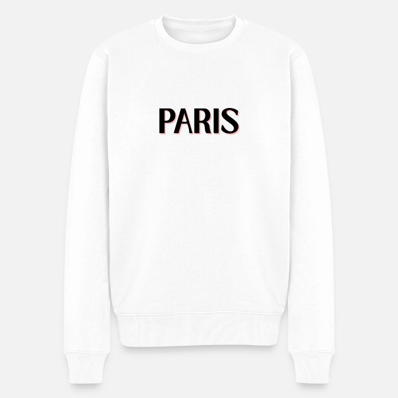 PARIS - Pull Premium bio Homme - blanc