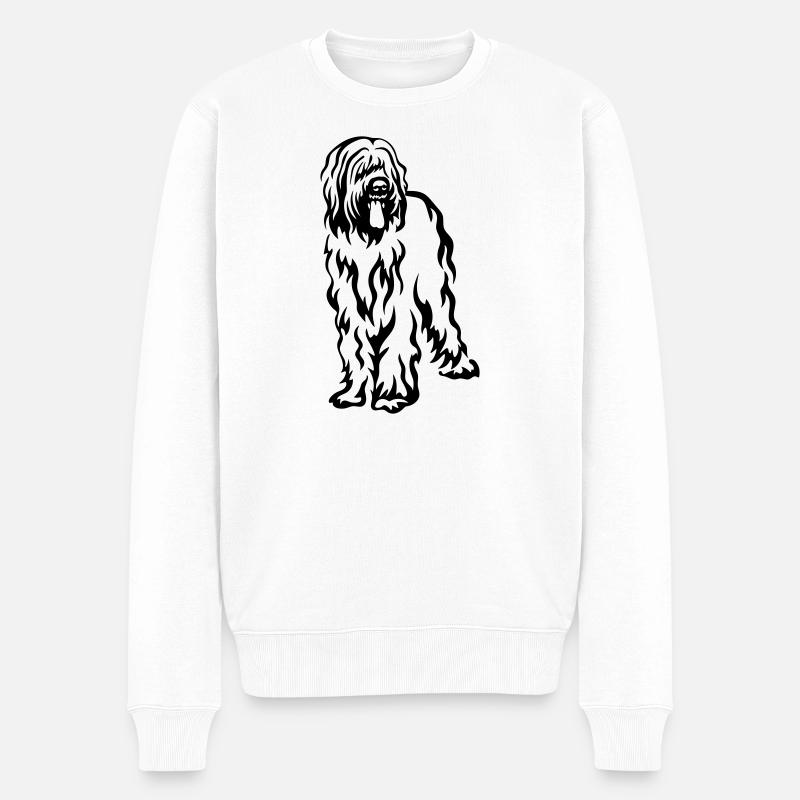 Berger de Brie - Pull Premium bio Homme - blanc