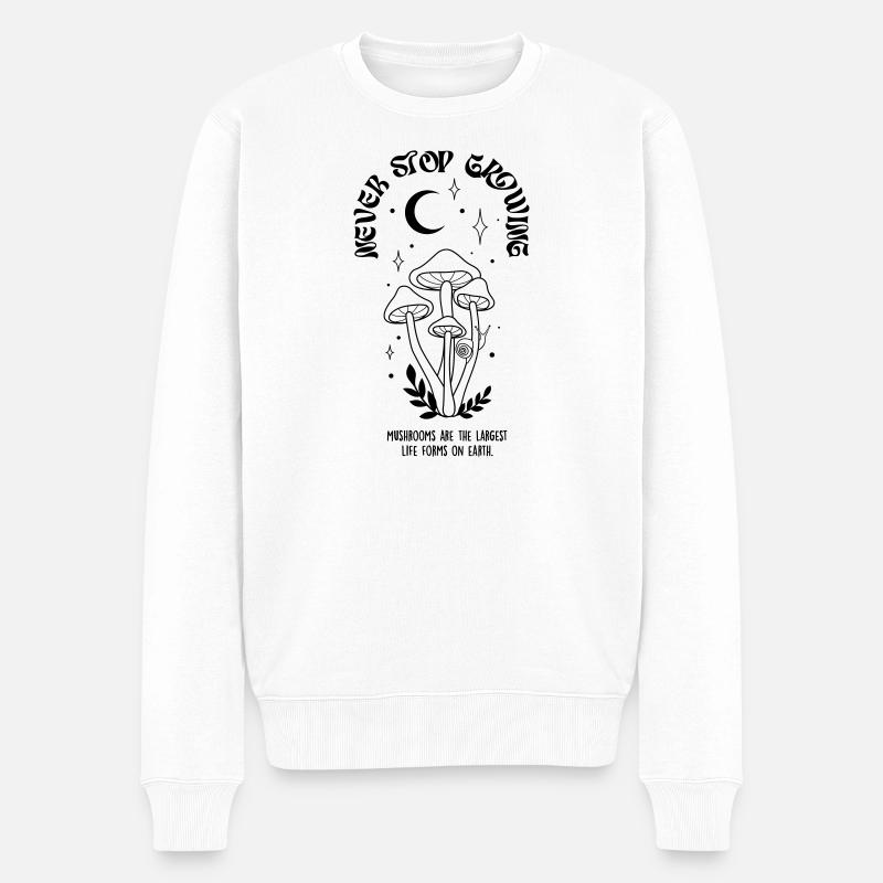 Champignons - Pull Premium bio Homme - blanc