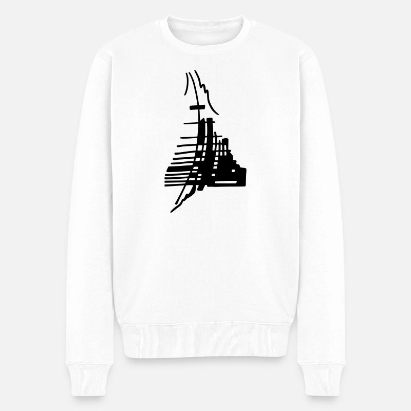 Sakura - Pull Premium bio Homme - blanc
