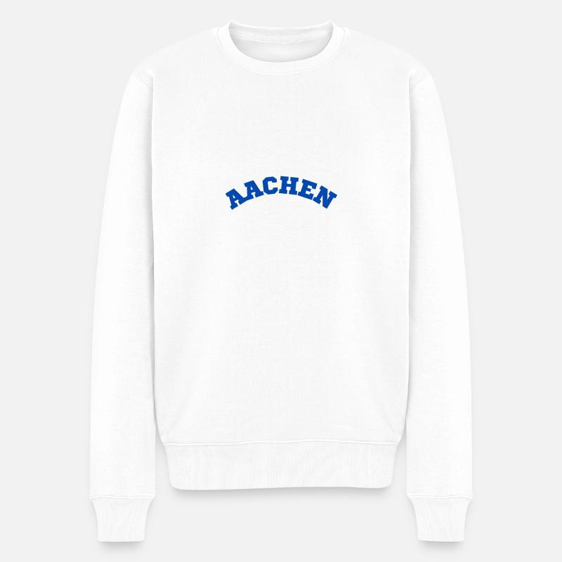 Aix-la-Chapelle - Pull Premium bio Homme - blanc