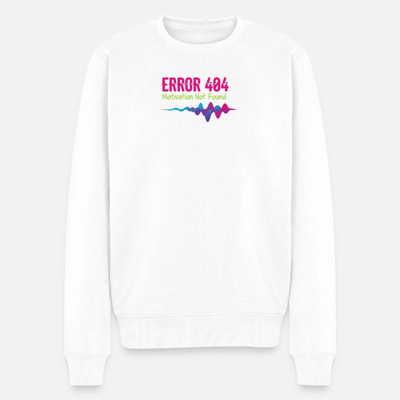 Erreur 404 Motivation non trouvée - Pull Premium bio Homme - blanc