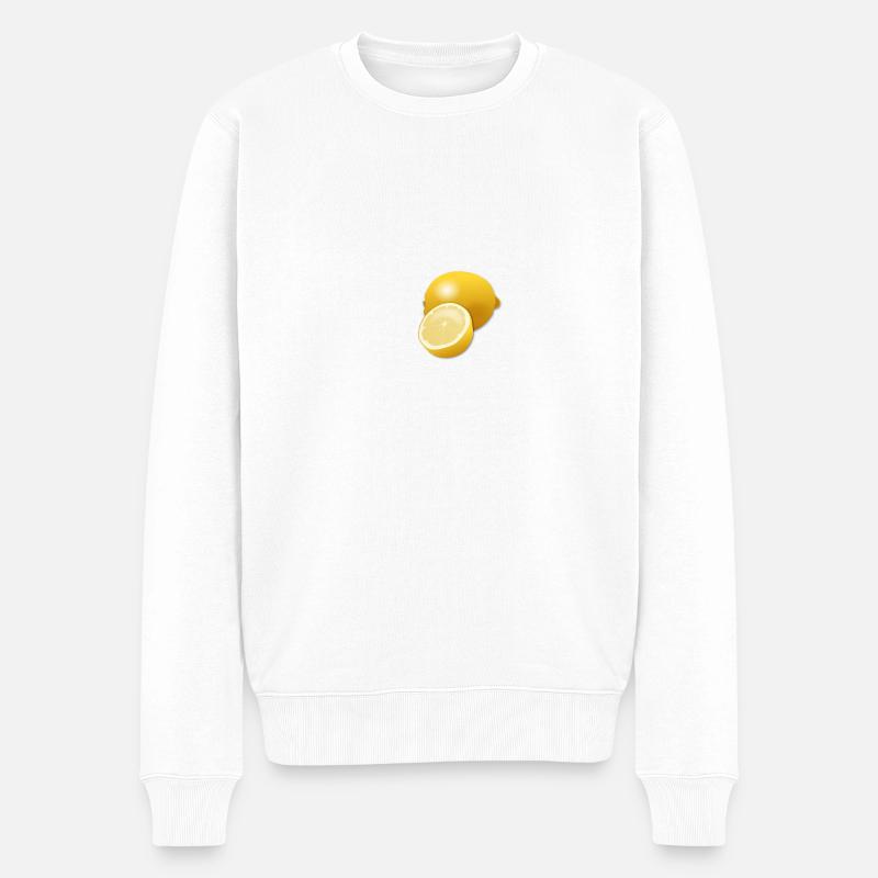 Magnate 'ou Lemon - Pull Premium bio Homme - blanc