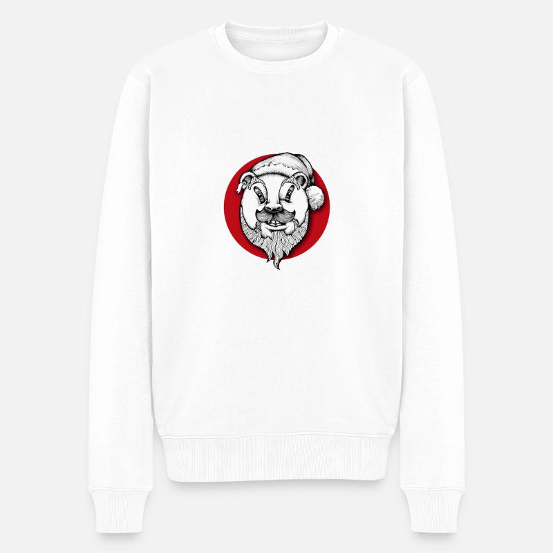 Design Joyeux Noël - Pull Premium bio Homme - blanc