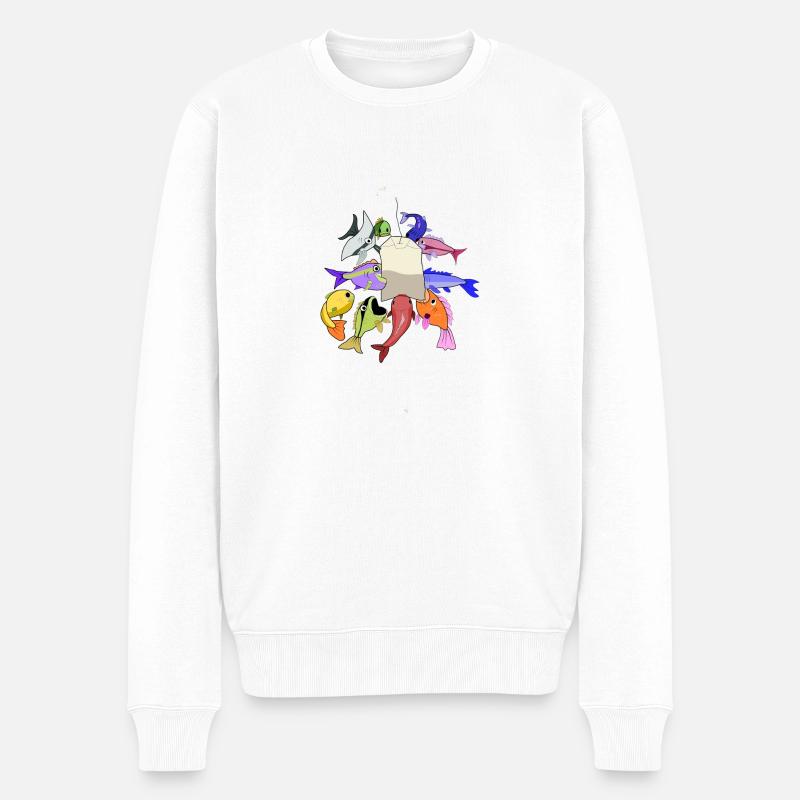 dînette - Pull Premium bio Homme - blanc