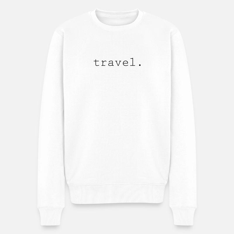 Voyage - Pull Premium bio Homme - blanc