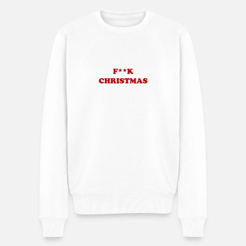F**K Noël - Pull Premium bio Homme - blanc