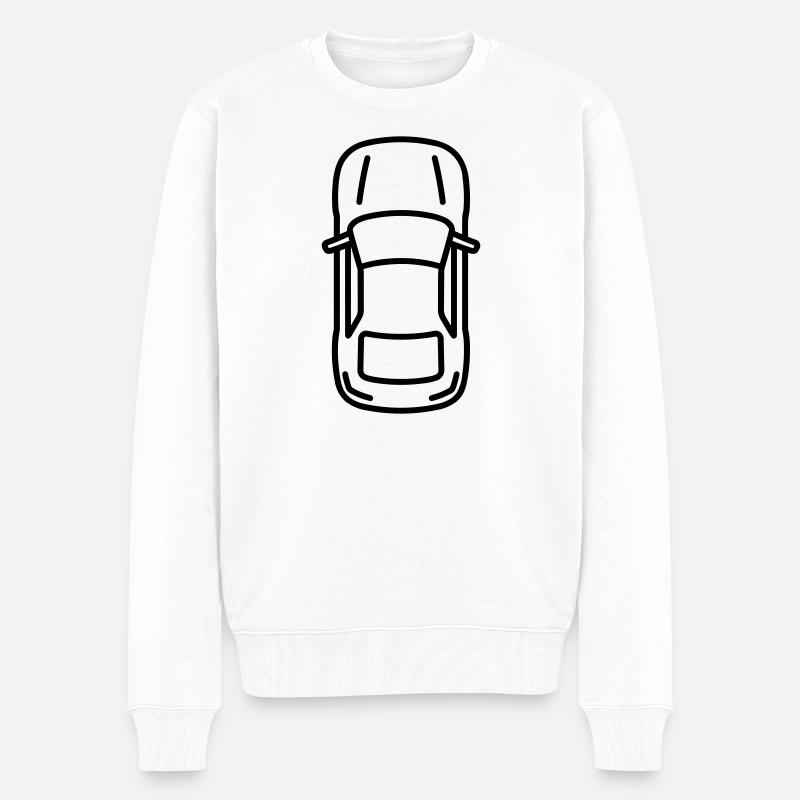 voiture - Pull Premium bio Homme - blanc