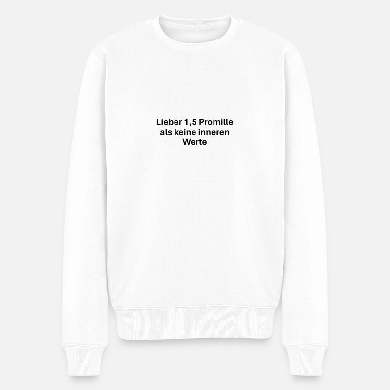 Conception de dicton amusant - Pull Premium bio Homme - blanc