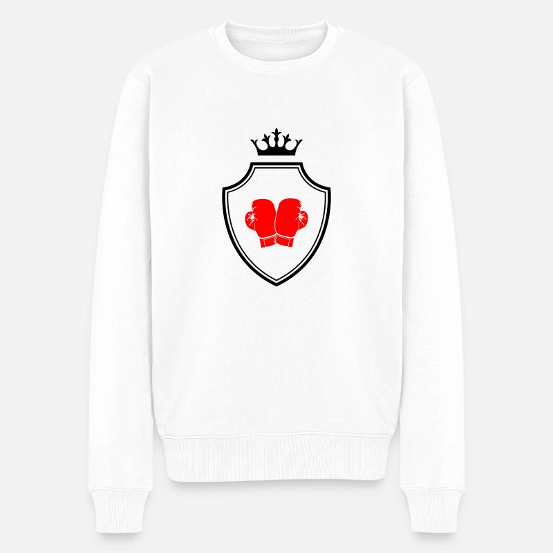 Boxer Crest - Pull Premium bio Homme - blanc