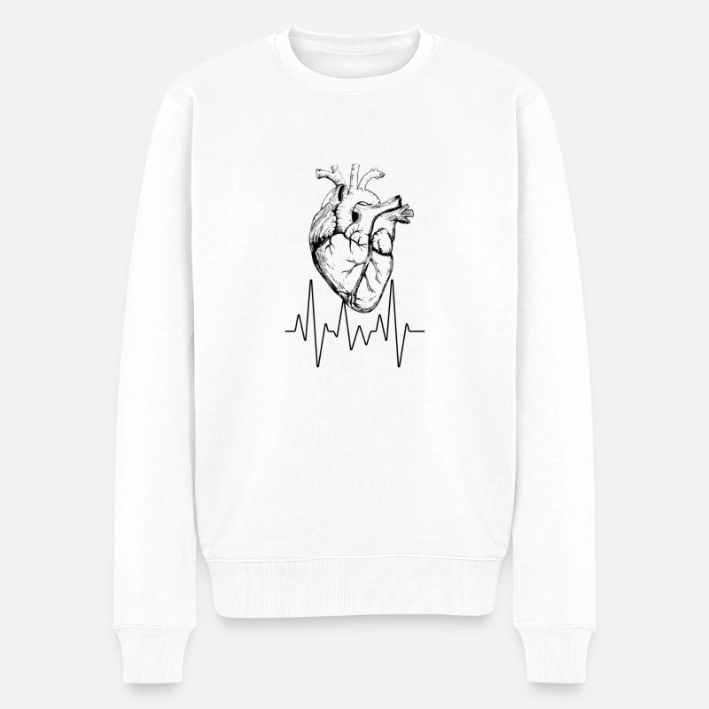 Design sans titre - Pull Premium bio Homme - blanc