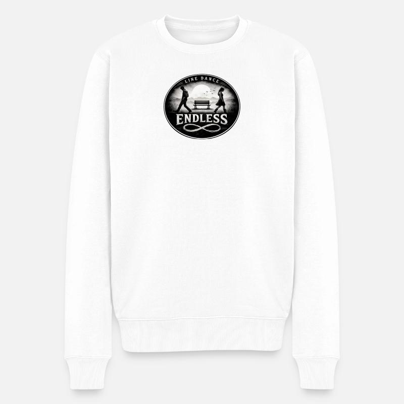 Endless Love - Männer Premium Bio Pullover - Weiß