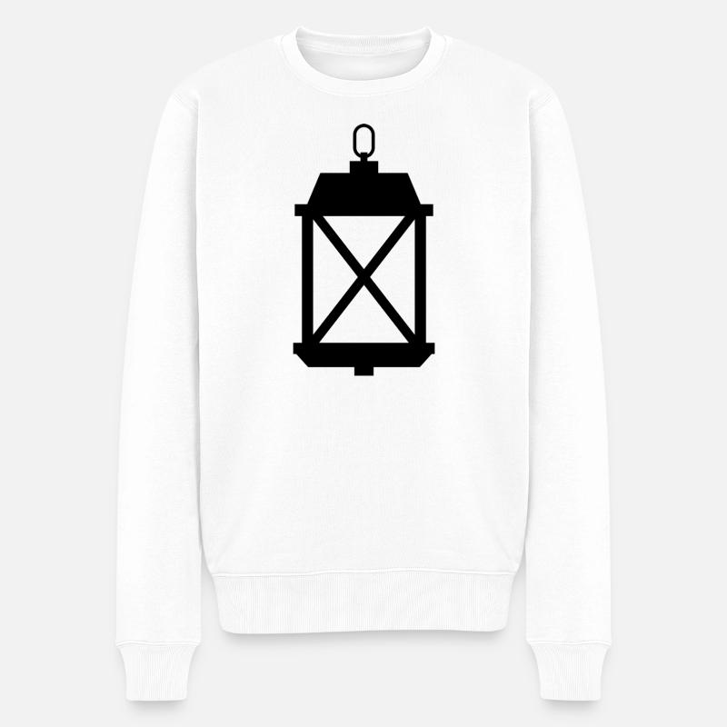 Lanterne - Pull Premium bio Homme - blanc