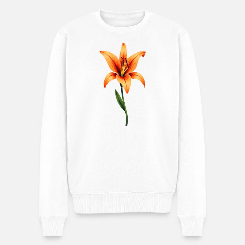 Lys - Pull Premium bio Homme - blanc