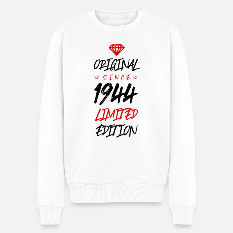 1944 Édition limitée - Pull Premium bio Homme - blanc