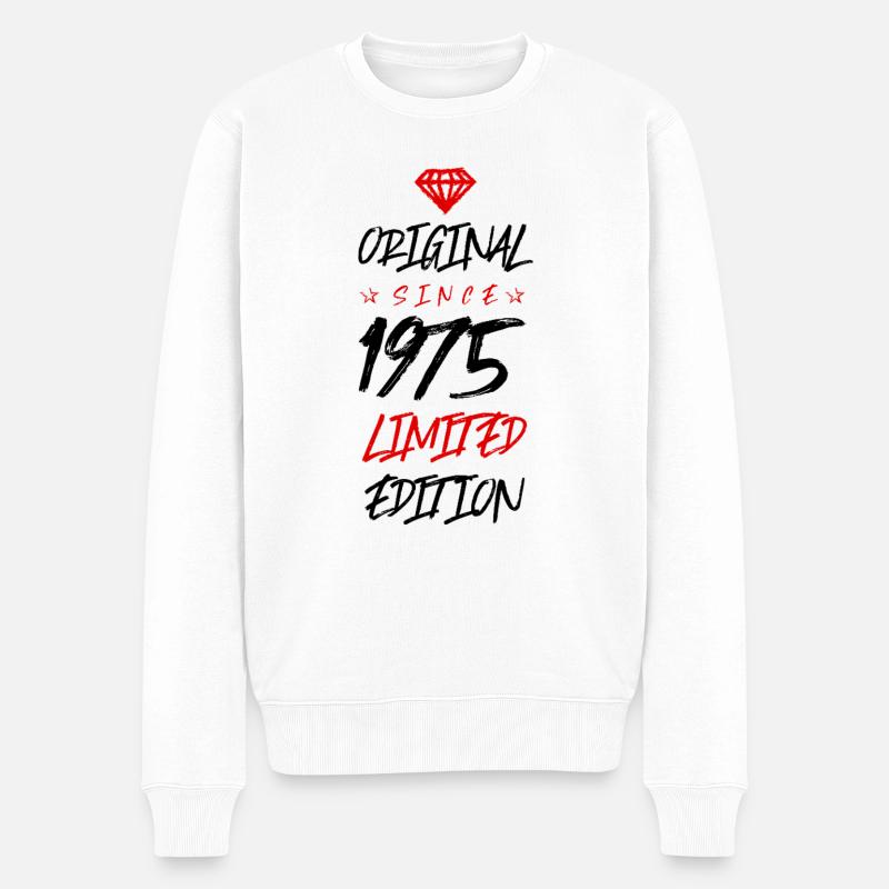 1975 Édition limitée - Pull Premium bio Homme - blanc