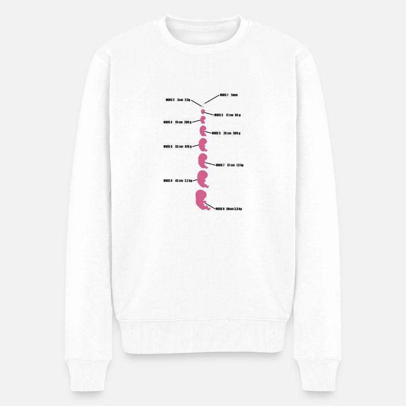 bébé evolution - Pull Premium bio Homme - blanc