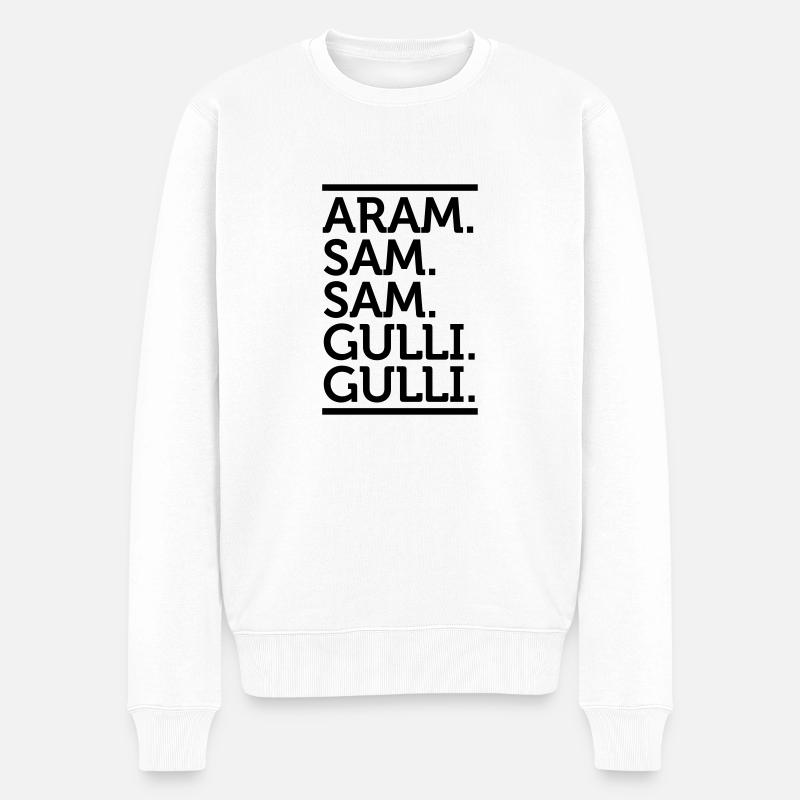 Aramsamsam Aram Gulli, Gulli - Pull Premium bio Homme - blanc