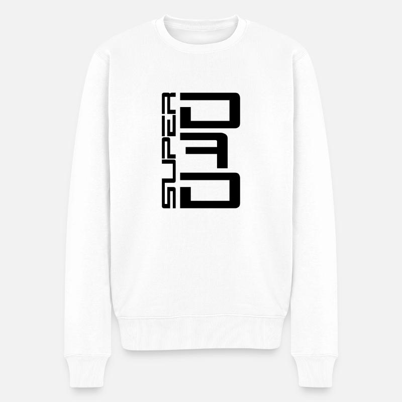 Super Dad - Pull Premium bio Homme - blanc