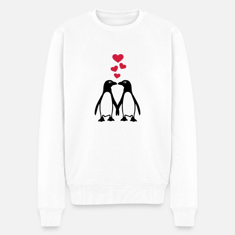 Manchot - Pull Premium bio Homme - blanc