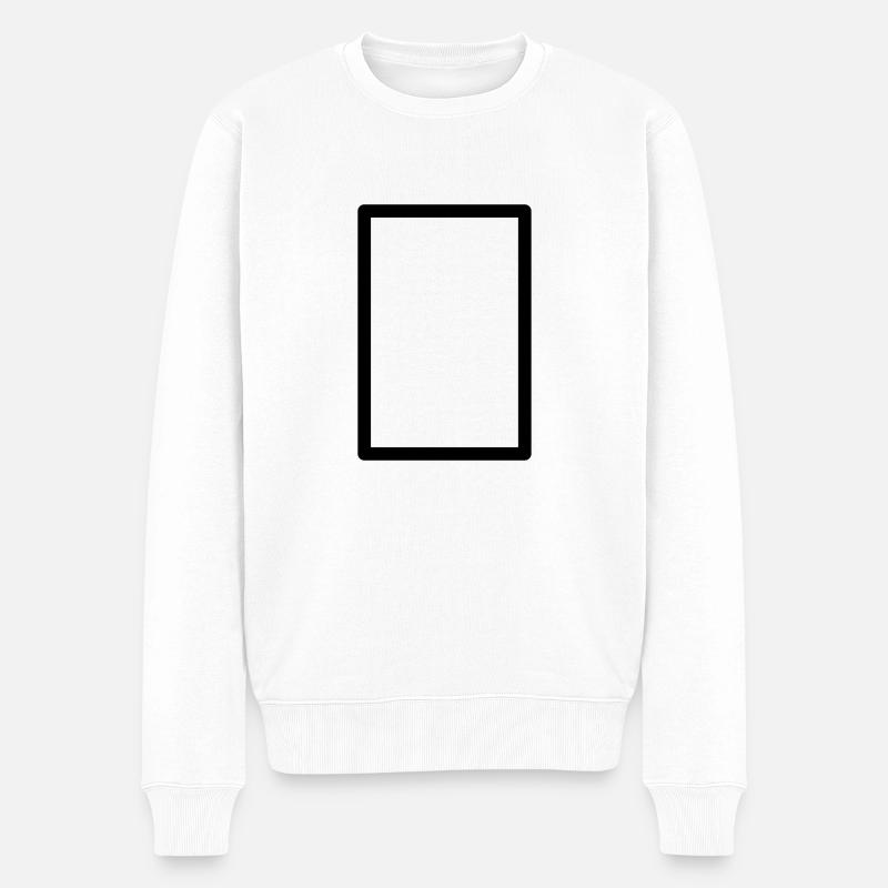 Mahjong White Dragon - Pull Premium bio Homme - blanc