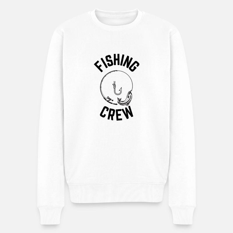 Fishing Crew - Équipe de pêche - Pull Premium bio Homme - blanc
