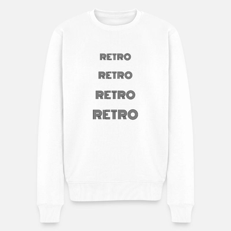 Rétro - Pull Premium bio Homme - blanc
