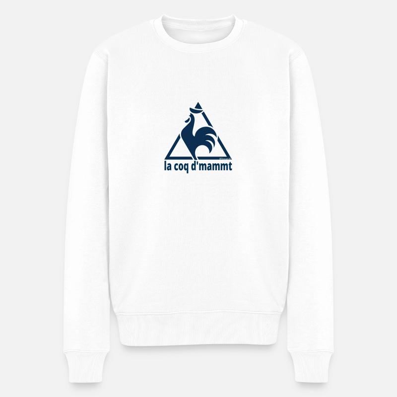 Le Coq d'Mammt - Pull Premium bio Homme - blanc