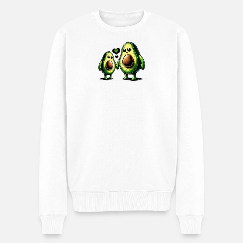 Avocouple tient le coup - Pull Premium bio Homme - blanc