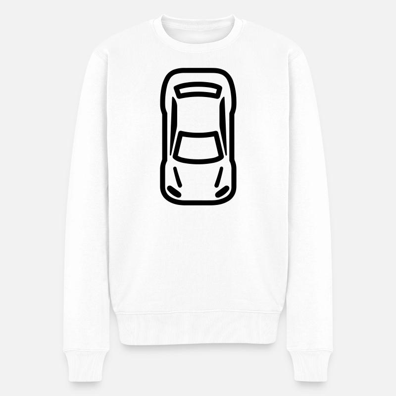 top voiture - Pull Premium bio Homme - blanc