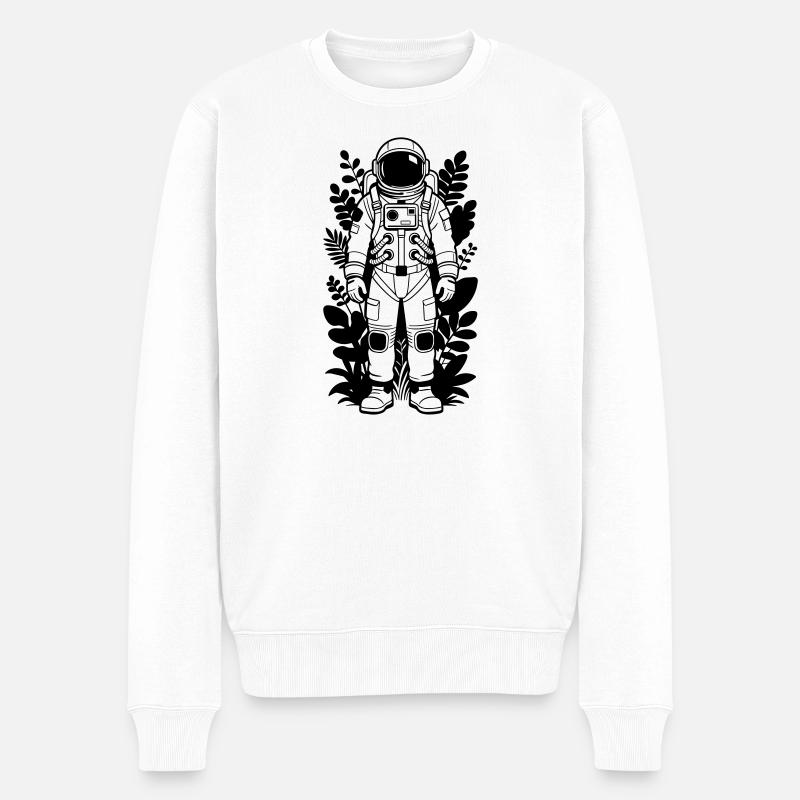 astronaute - Pull Premium bio Homme - blanc