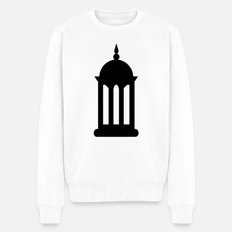 lanterne - Pull Premium bio Homme - blanc