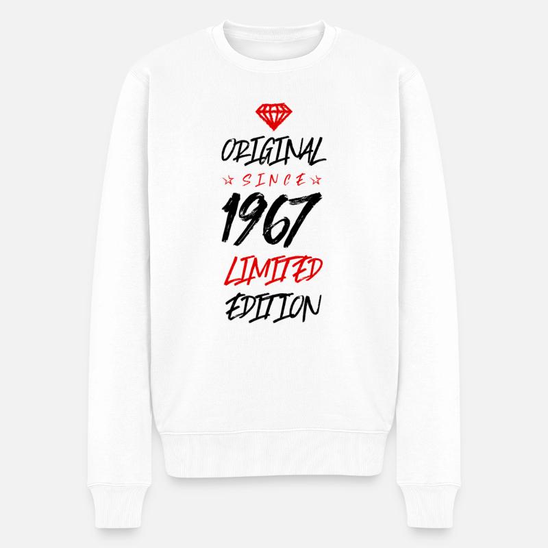 1967 limited edition - Männer Premium Bio Pullover - Weiß