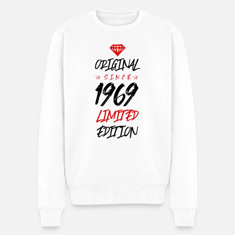 1969 Édition limitée - Pull Premium bio Homme - blanc