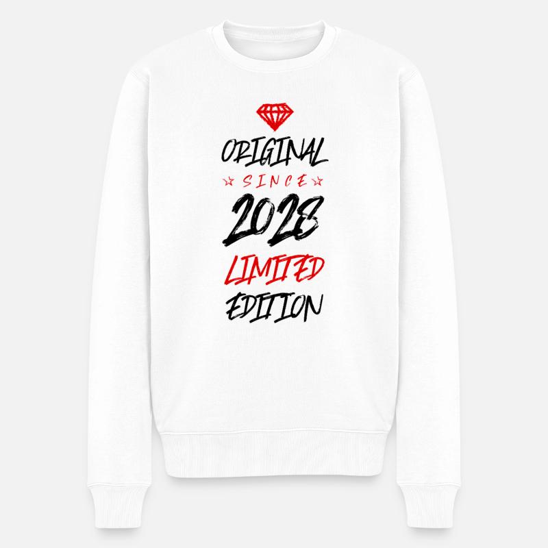 Édition limitée 2028 - Pull Premium bio Homme - blanc