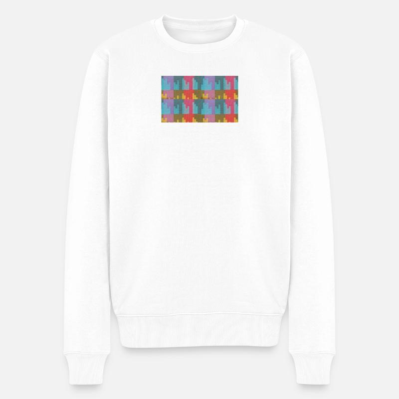 Avantgarde Rosso Sondermodell 190 - Männer Premium Bio Pullover - Weiß