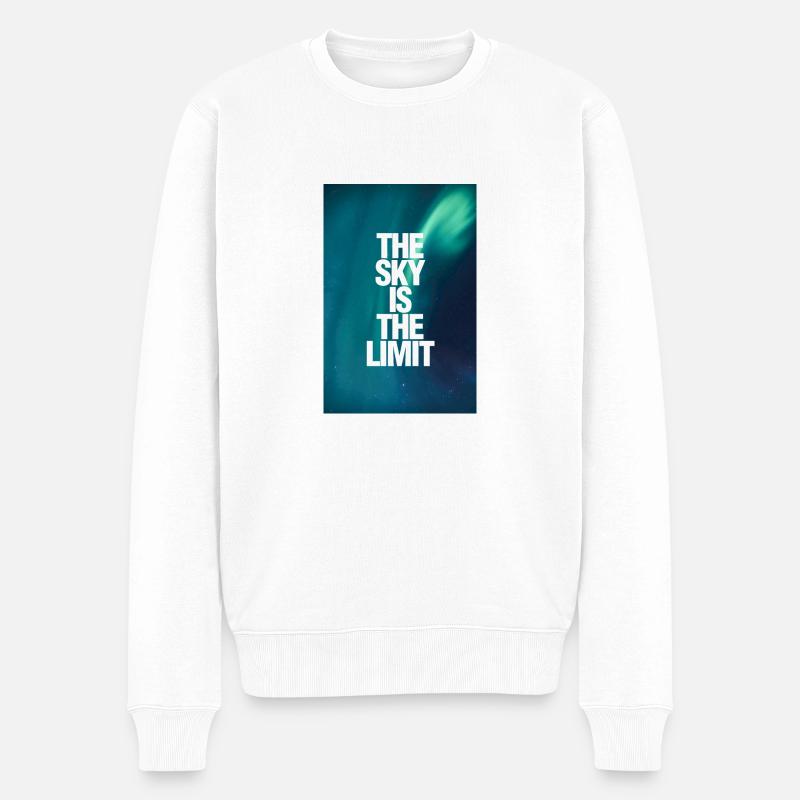 L'affiche du ciel est la limite - Pull Premium bio Homme - blanc