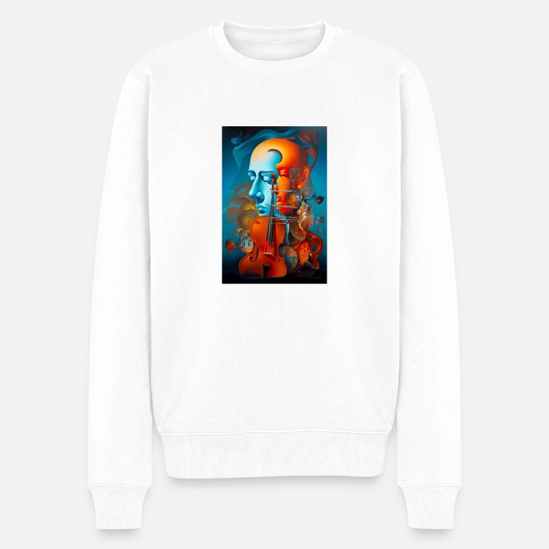 Compositeur - Pull Premium bio Homme - blanc