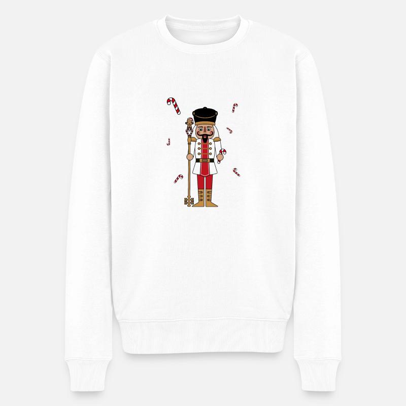 Casse noisette - Pull Premium bio Homme - blanc