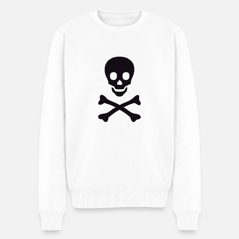 Gift - Männer Premium Bio Pullover - Weiß