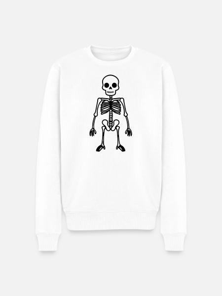 Skeleton Comic - Men's Premium Organic Jumper - white